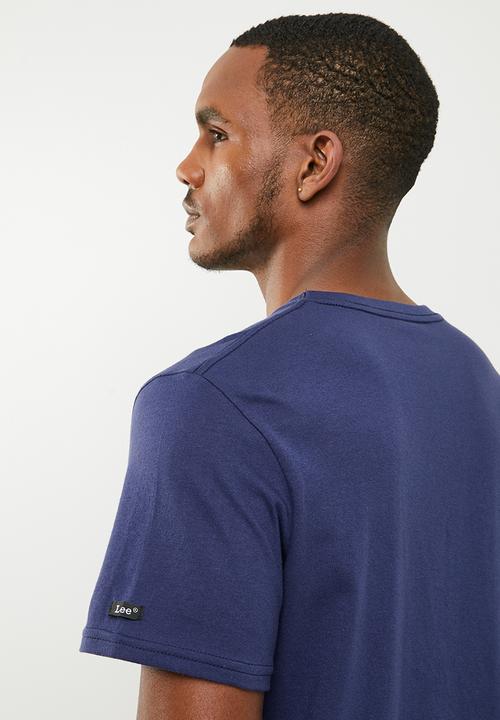 Lee  - Keyline logo tee - navy