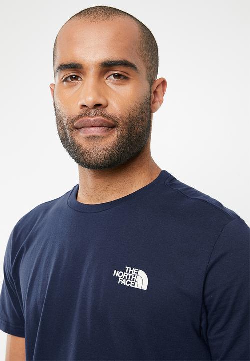 The North Face - Short sleeve red box tee - navy
