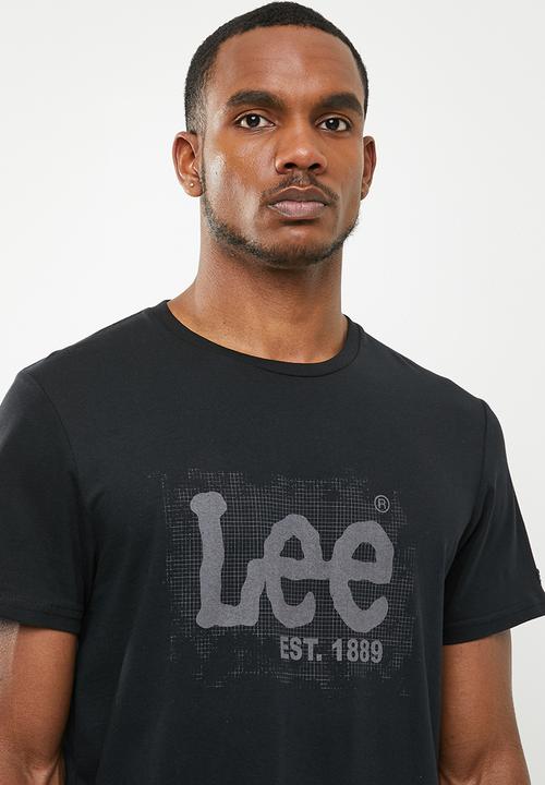 Lee  - Logo printed tee - black
