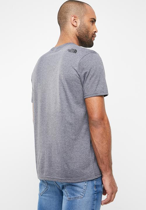 The North Face - Short sleeve out line tee - grey