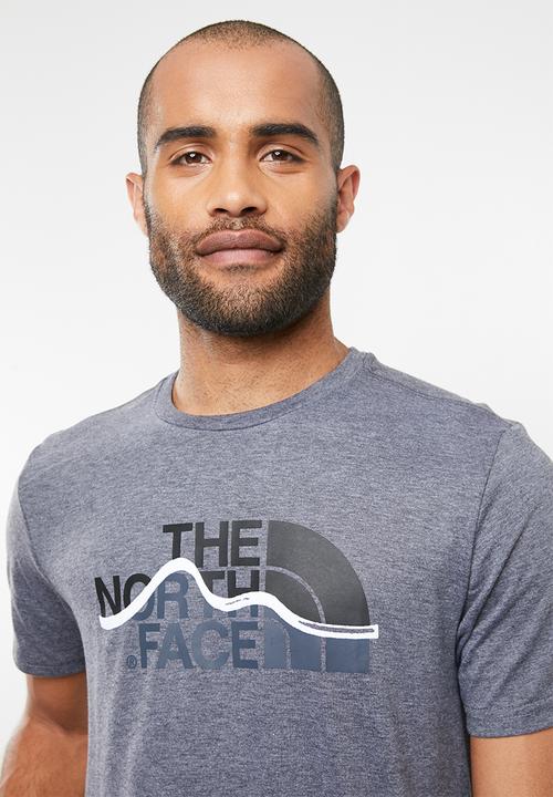 The North Face - Short sleeve out line tee - grey