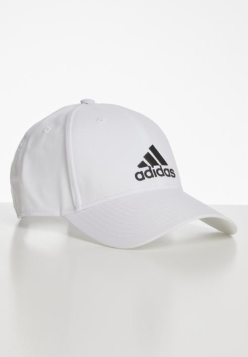adidas Performance - 6 panel lightweight embroidered cap - white