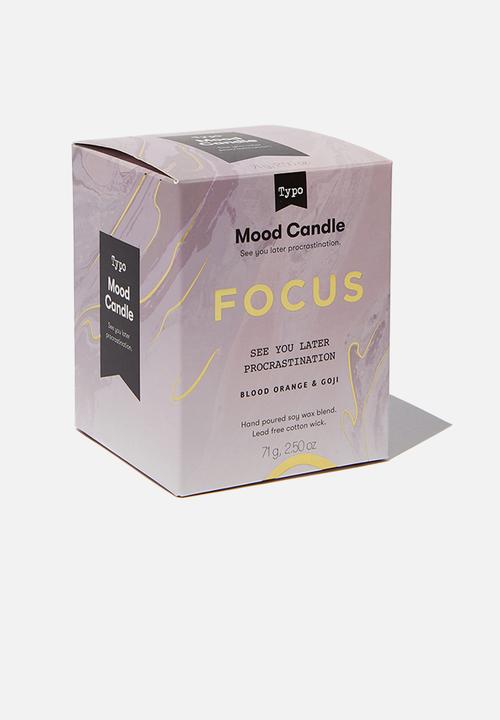Typo - Mood candle - purple 