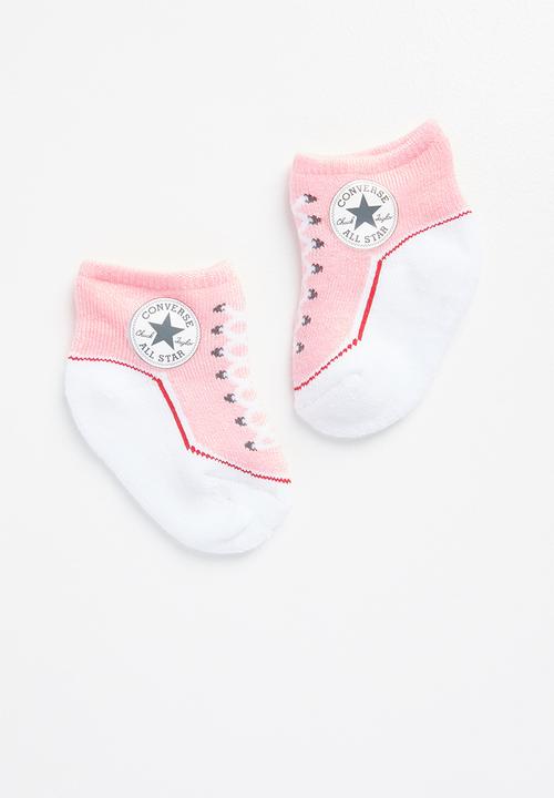 Converse - Chuck bib & bootie - pink &  white