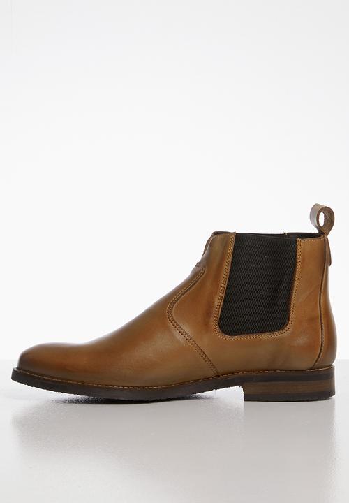 Superbalist - Luke leather chelsea boot - tan