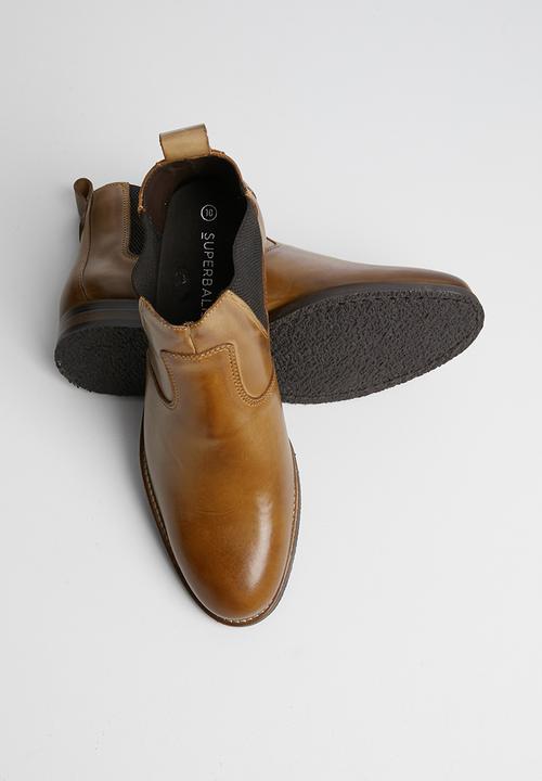 Superbalist - Luke leather chelsea boot - tan
