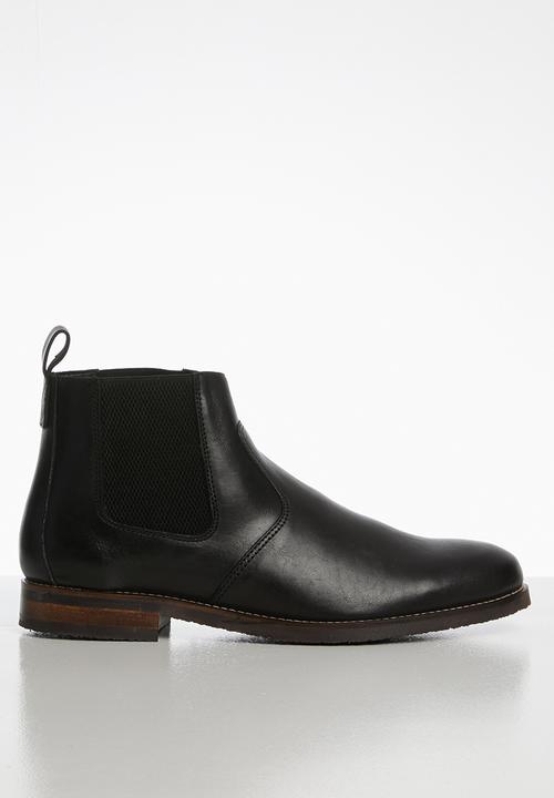Superbalist - Luke leather chelsea boot - black