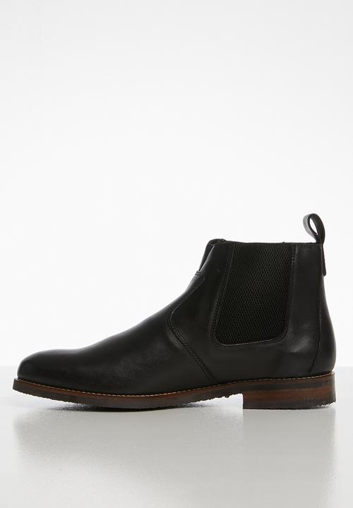 Superbalist - Luke leather chelsea boot - black