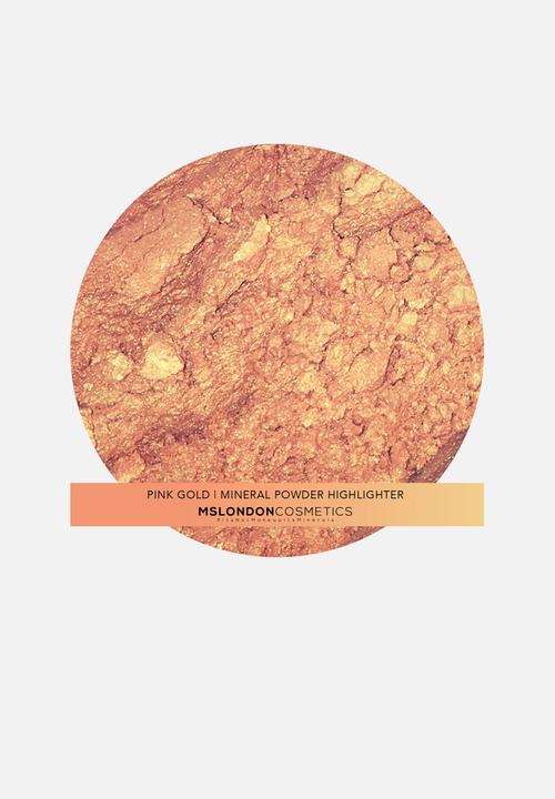 MSLONDON - Mineral Powder Highilghter - Pink Gold