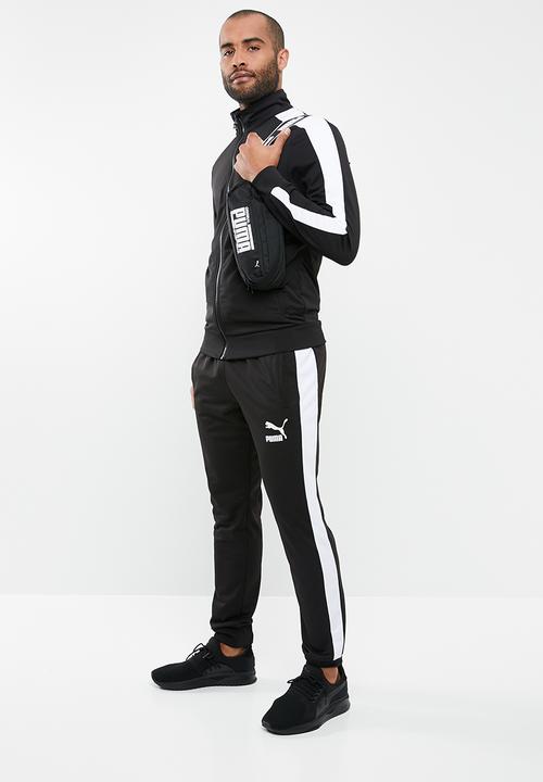 PUMA - Archive t7 track pant - black & white