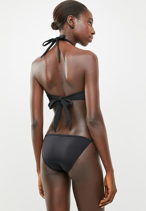 Lithe - Strappy bikini bottom - black