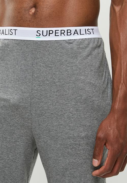 Superbalist - Knit slim fit lounge pants - grey