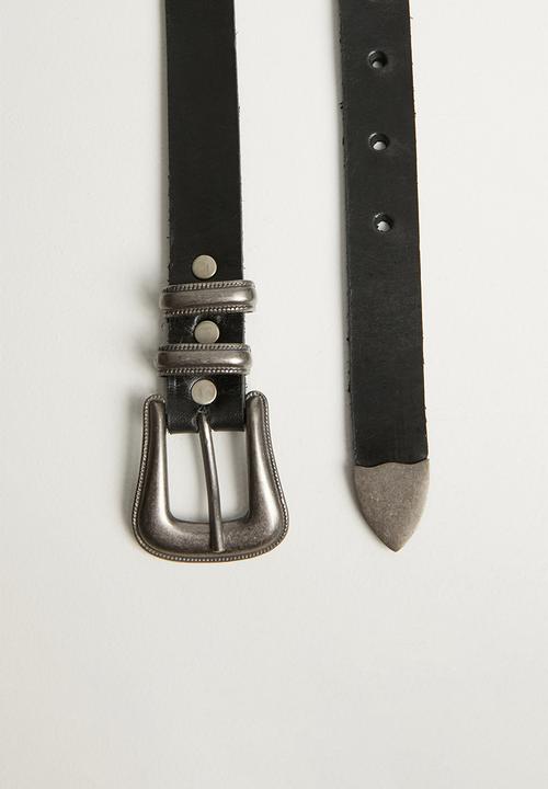 Superbalist - Western buckle belt - black