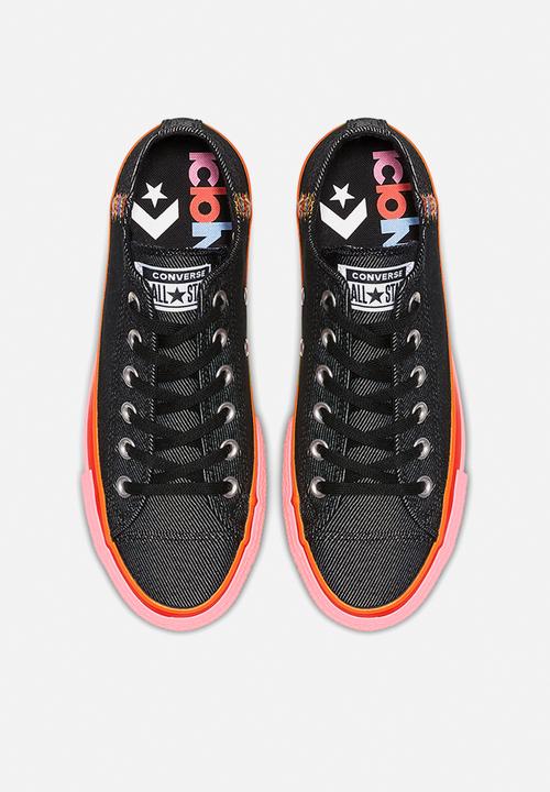 Converse - Chuck taylor all star lift - black/white/coastal pink