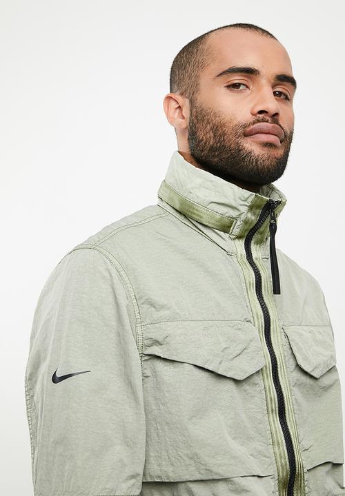 Nike - Nsw jacket - green & black