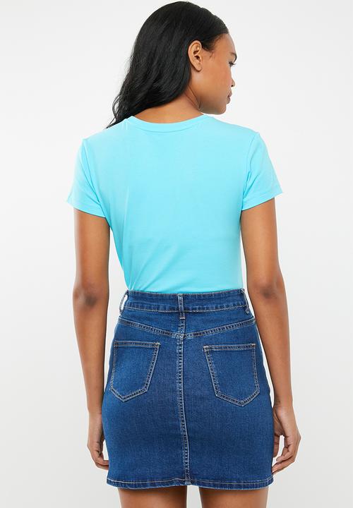 POLO - Allie poney stretch tee - blue