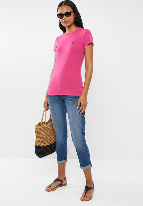 POLO - Allie pont stretch tee - pink