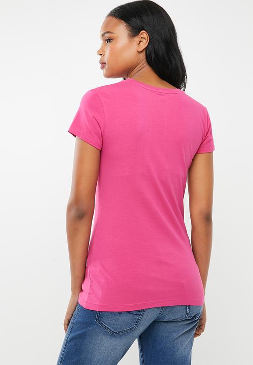 POLO - Allie pont stretch tee - pink