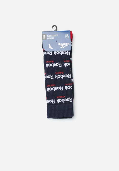 Reebok Classic - CL graphic crew socks - multi 