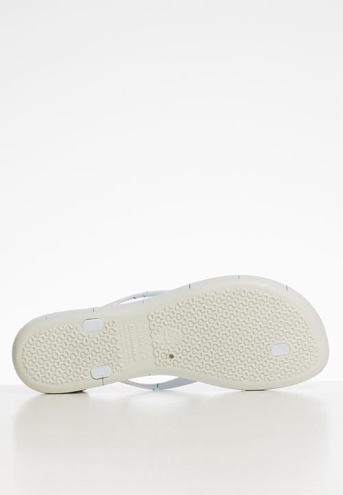 Ipanema - Wave fem art rubber thong - white