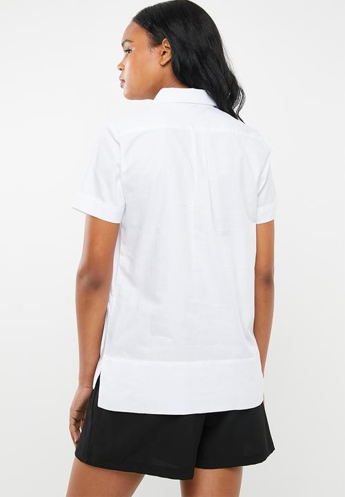 POLO - Sarah short sleeve shirt - white