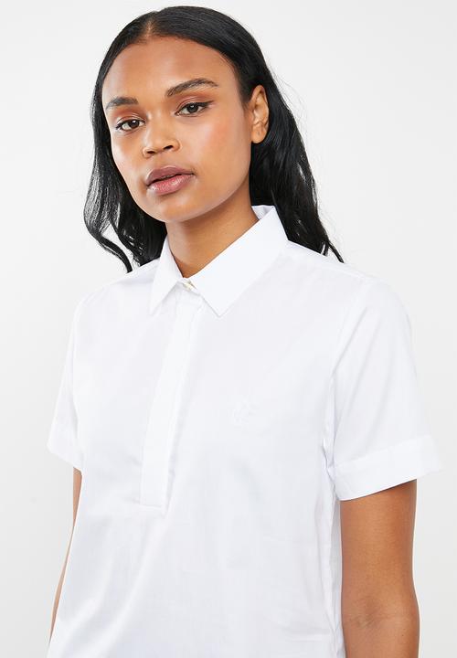 POLO - Sarah short sleeve shirt - white