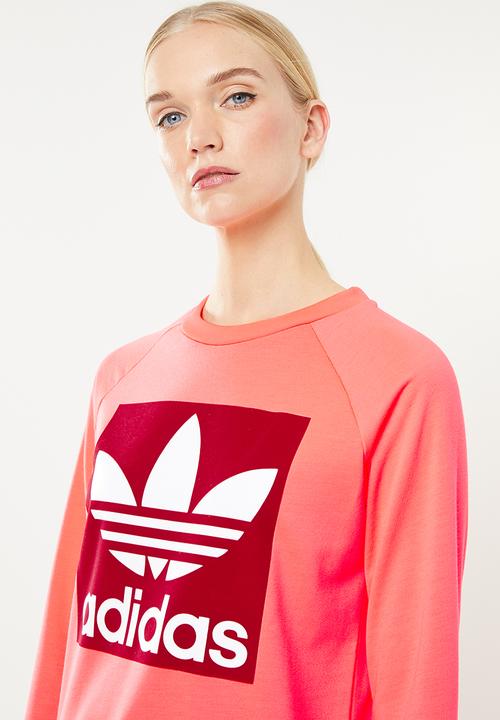 adidas Originals - Trefoil sweatshirt - neon pink 