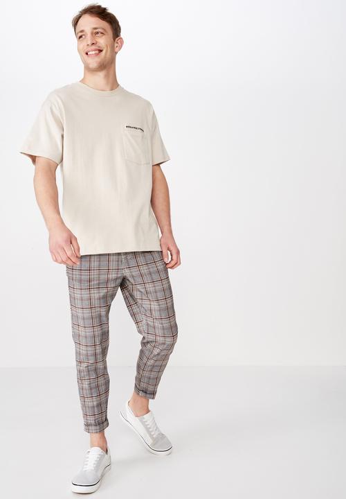 Cotton On - Strange times dylan tee - beige