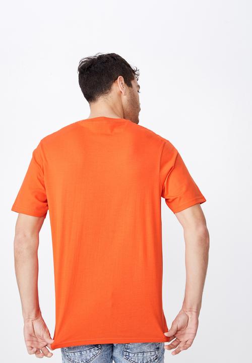 Cotton On - Stay weird urban tee - cherry tomato orange