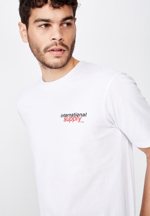Cotton On - International supply tbar tee - white