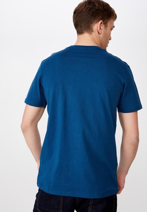 Cotton On - Brooklyn us tee - blue