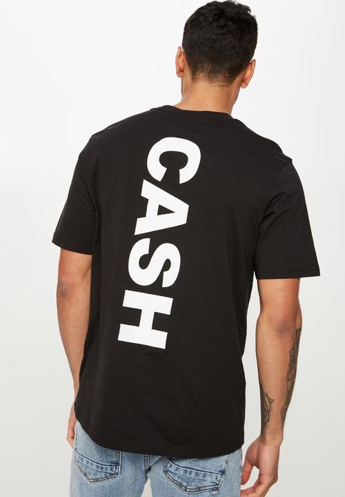 Cotton On - Jonny cash mugshot - black