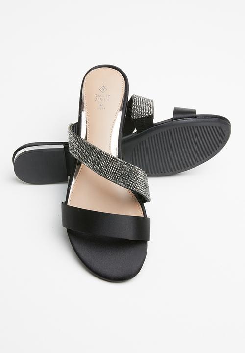 Call It Spring - Teivia sandal - black textile