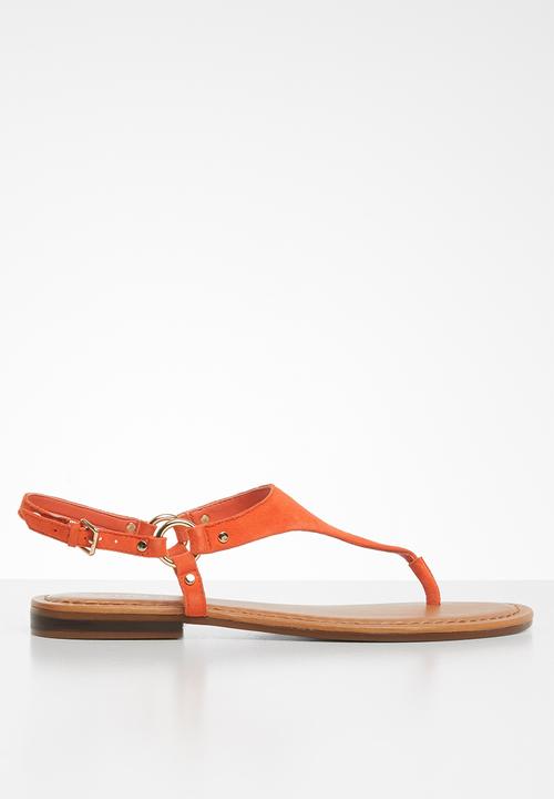 aldo leather flip flops