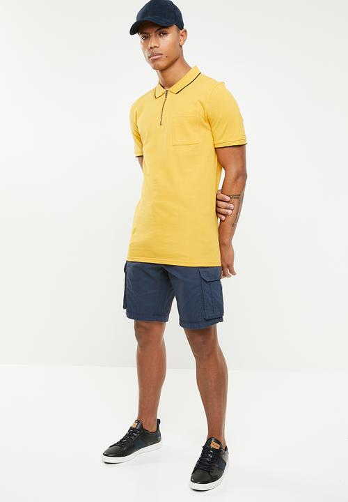 Brave Soul - Riverwop Cargo shorts - navy