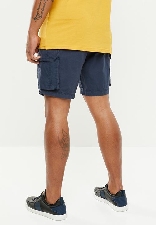 Brave Soul - Riverwop Cargo shorts - navy