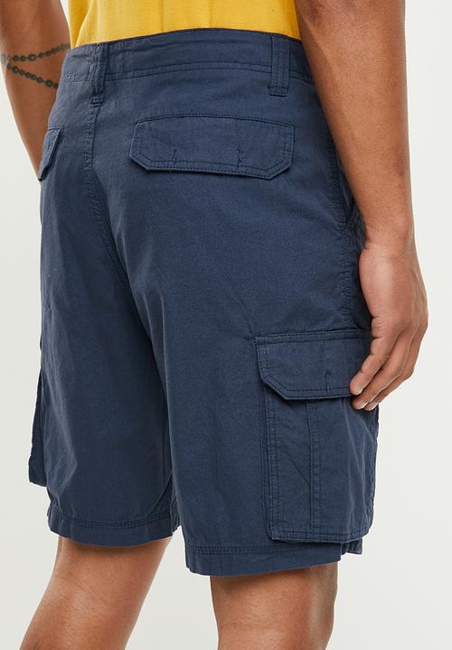 Brave Soul - Riverwop Cargo shorts - navy