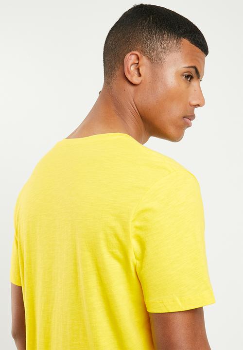 Jack & Jones - Ground short sleeve tee - yellow