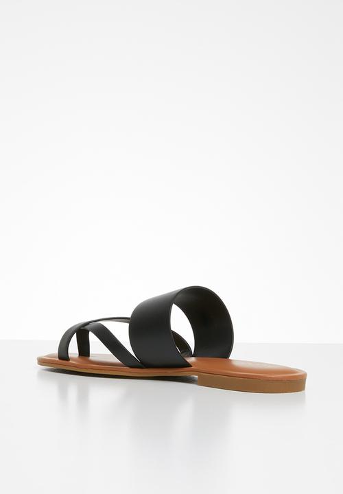 ALDO - Celodia leather sandal - black