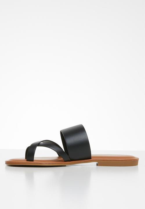 ALDO - Celodia leather sandal - black