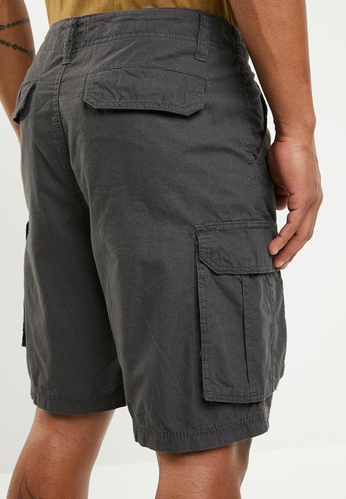 Brave Soul - Riverwop Cargo shorts - charcoal