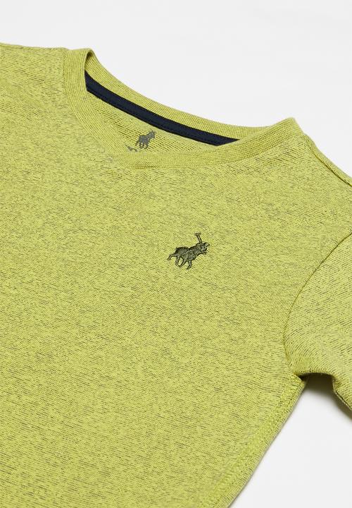 POLO - Mason short sleeve tee - yellow