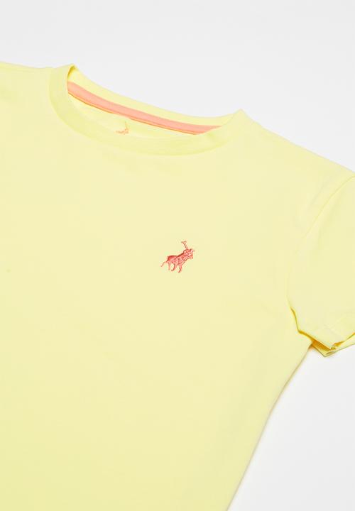 POLO - Kelly short sleeve tee - yellow