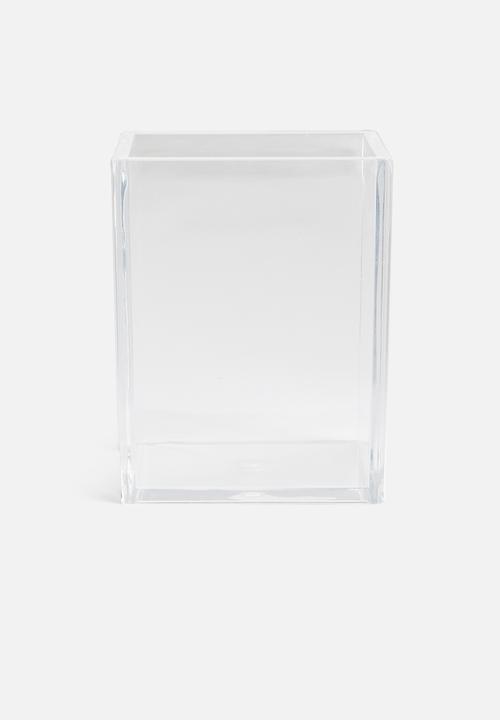 Eleganza - Make-up brush organiser small - clear
