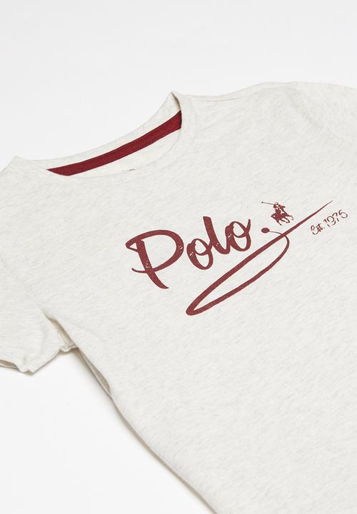 POLO - Girls jada printed short sleeve tee - multi 