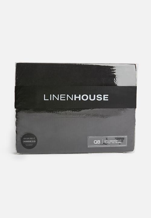 Linen House - Suedette bedwraps - black