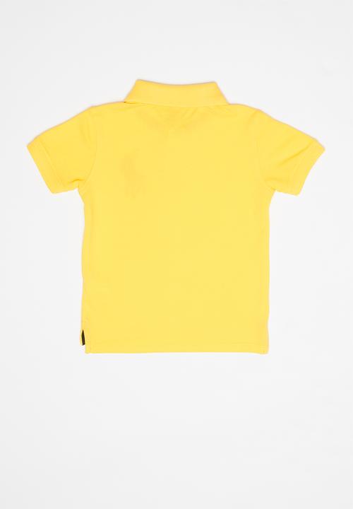 POLO - Boys austin short sleeve golfer - yellow