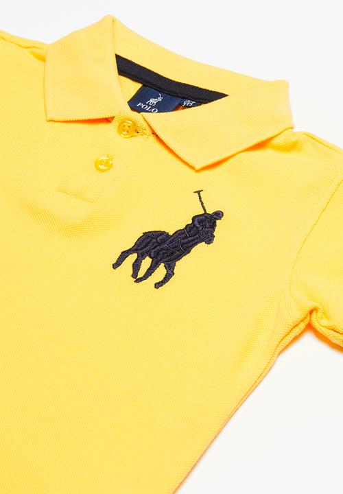 POLO - Boys austin short sleeve golfer - yellow