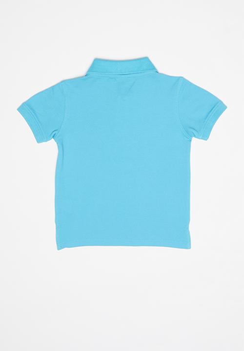 POLO - Boys austin short sleeve golfer - blue