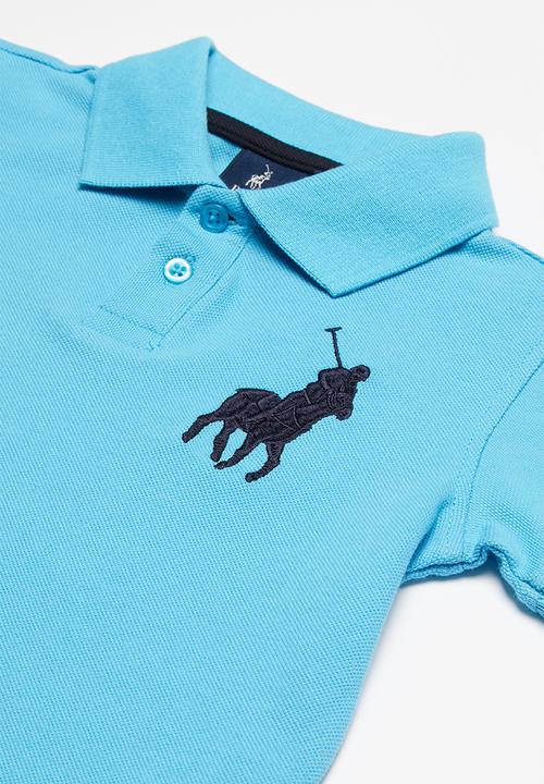 POLO - Boys austin short sleeve golfer - blue